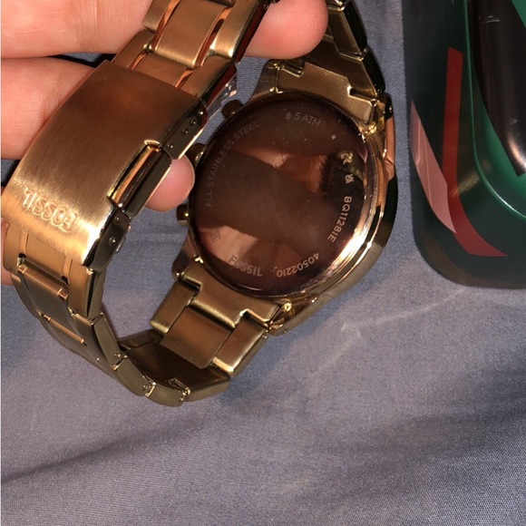 mens gold fossil watch - Picture 2 of 4